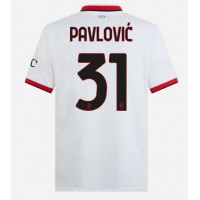 AC Milan Strahinja Pavlovic #31 Replica Away Shirt 2024-25 Short Sleeve